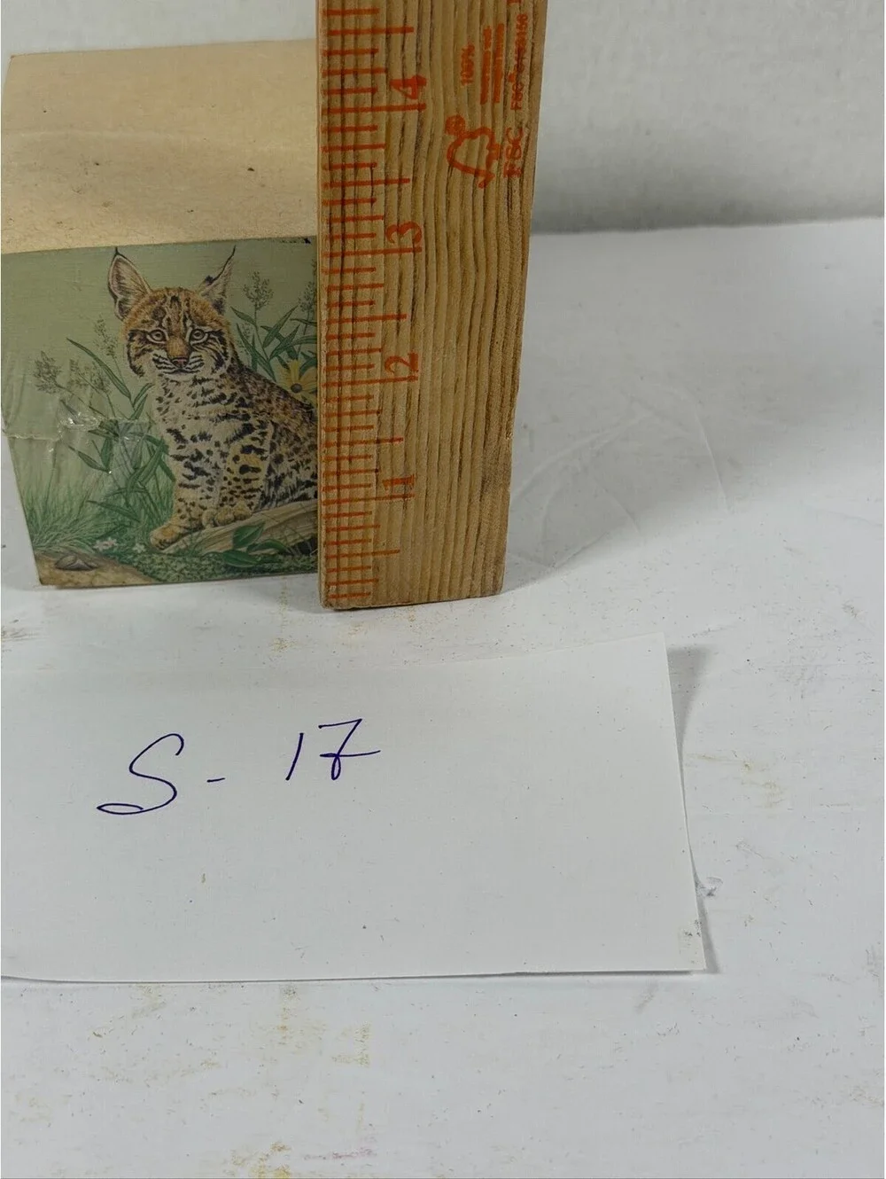 Vintage 1992 Current Wildlife Note Cube Stationery Memo Pad S-17